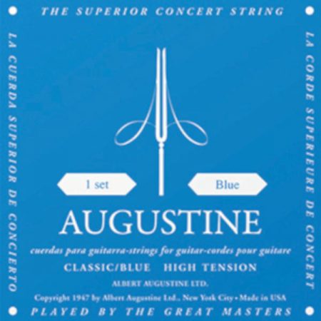 Augustine Classic Blue high tension strings מיתרים לגיטרה קלאסית