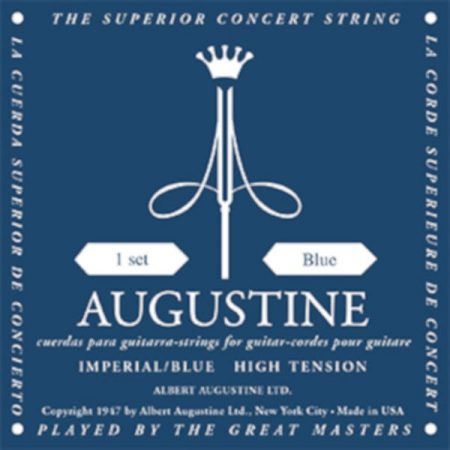 Augustine Imperial Blue high tension strings מיתרים לגיטרה קלאסית