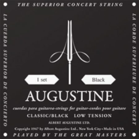 Augustine Classic Black Low Tension מיתרים לגיטרה לקלאסית