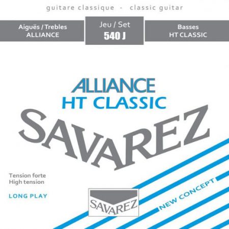 מיתרים לגיטרה קלאסית Savarez Alliance High Tension Classic 540J