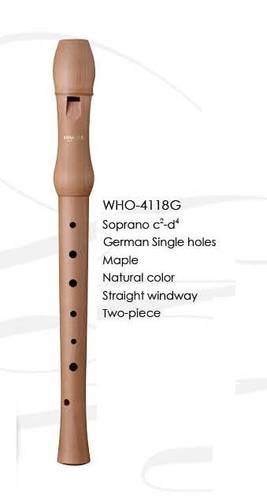 חלילית סופרן מעץ אצבוע גרמני WHO-4118G Smart