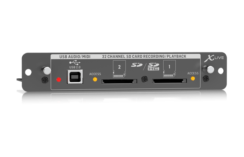 כרטיס הקלטה X-LIVE עבור סדרת מיקסרים X32 Behringer – תמונה 2