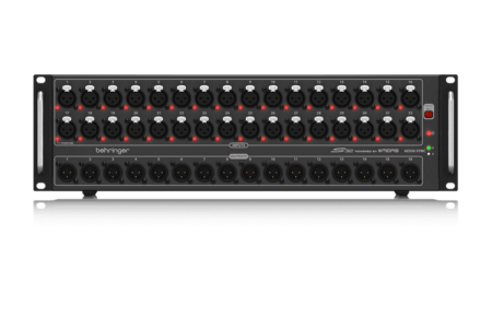 Behringer S32 – קופסת במה למיקסר דיגיטאלי, 32 כניסות, 16 יציאות וחיבור ULTRANET